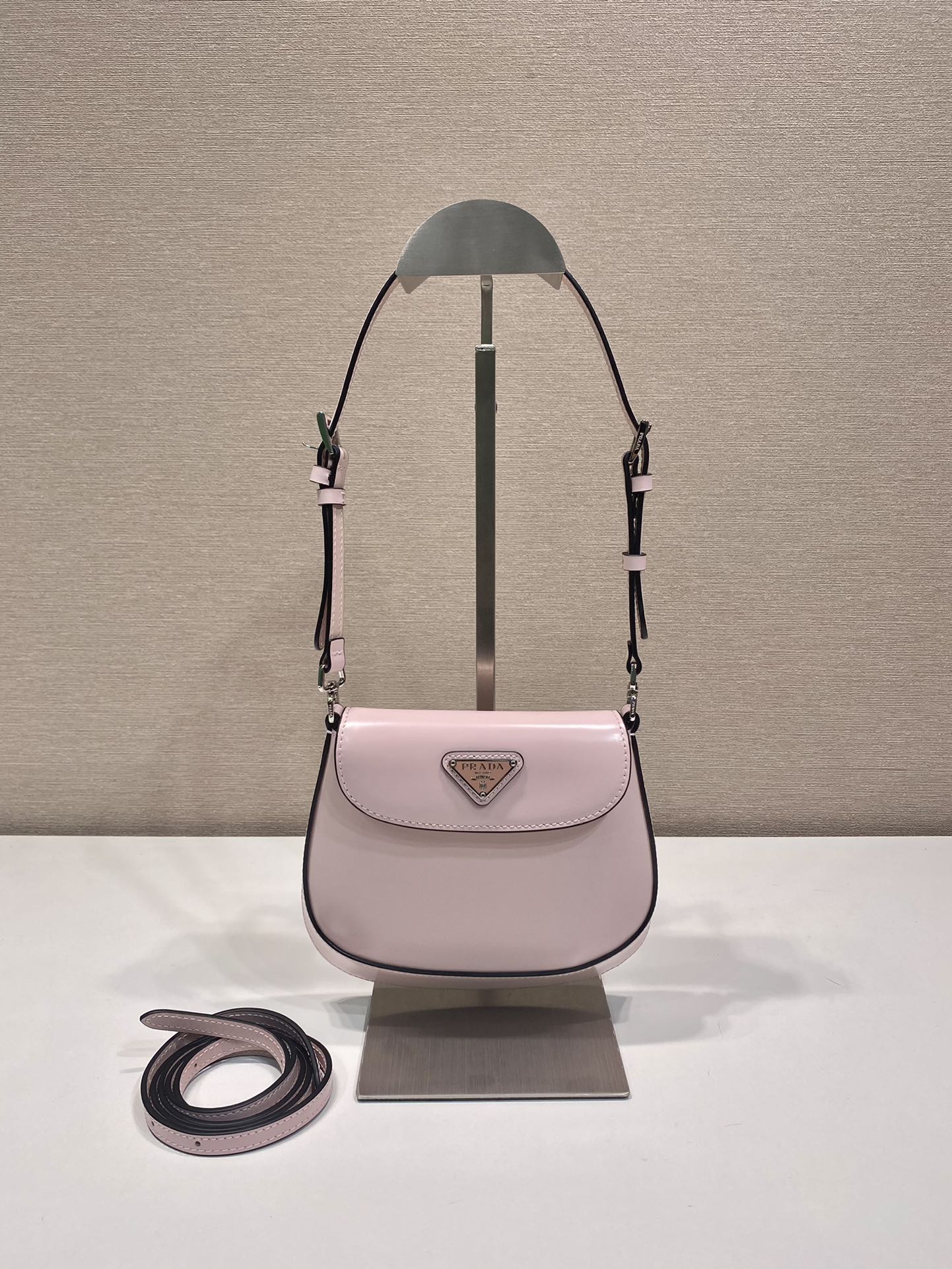 Pra*a cleo brushed leather mini bag