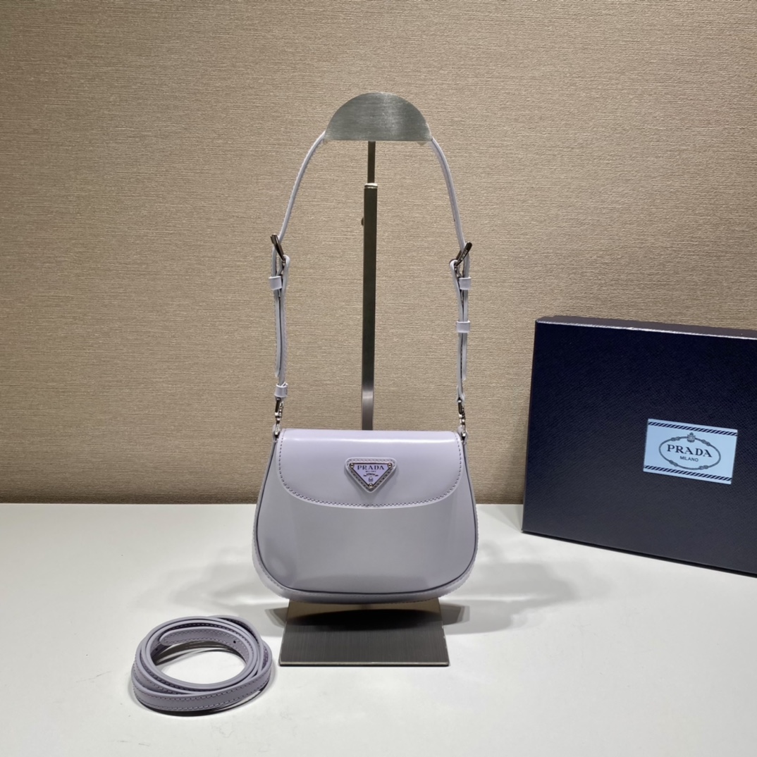 Pra*a cleo brushed leather mini bag