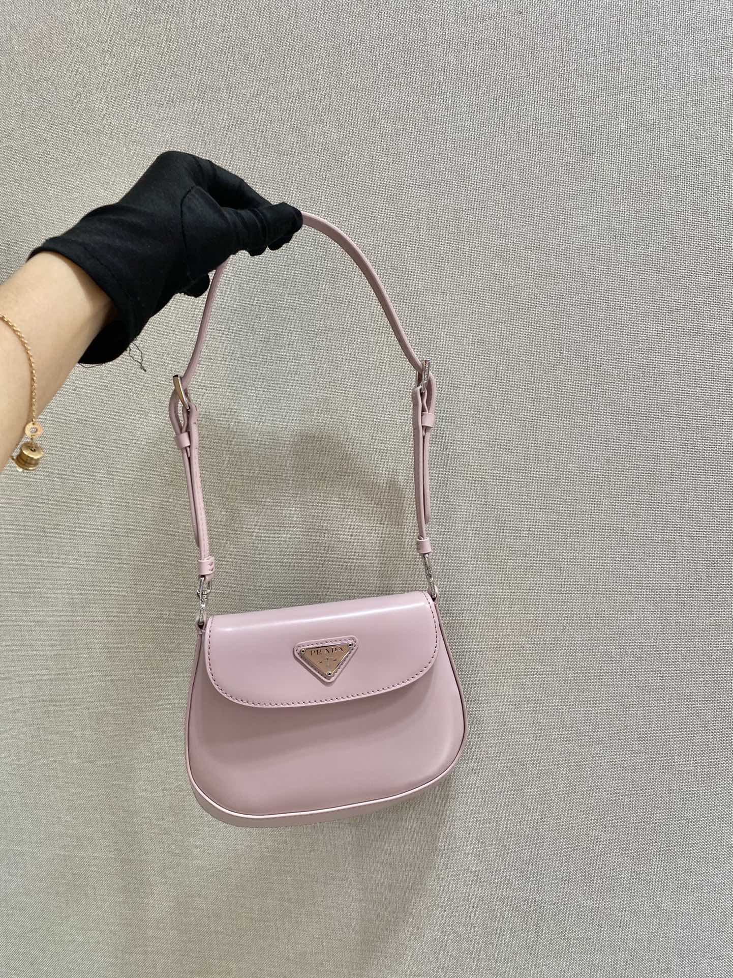 Pra*a cleo brushed leather mini bag