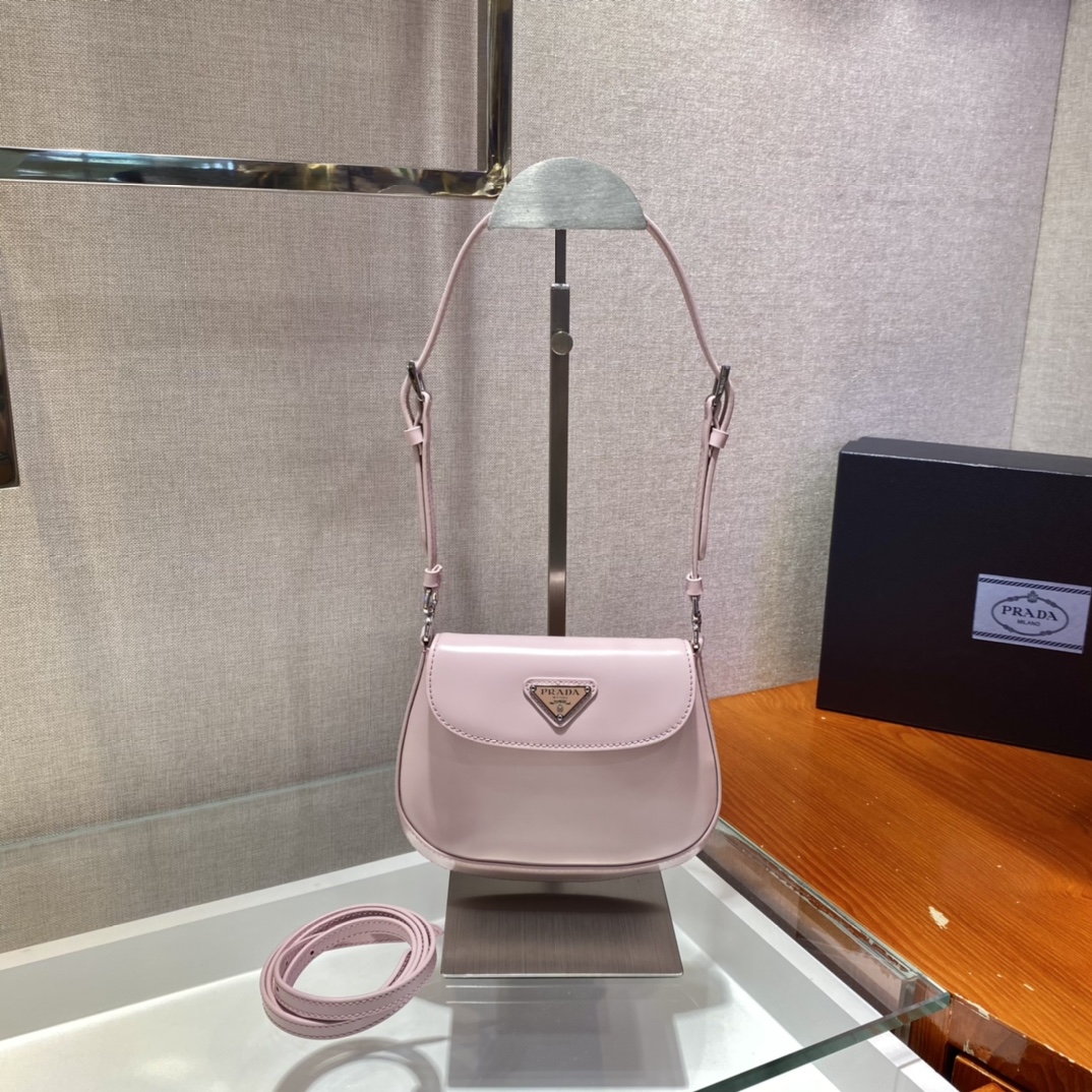 Pra*a cleo brushed leather mini bag