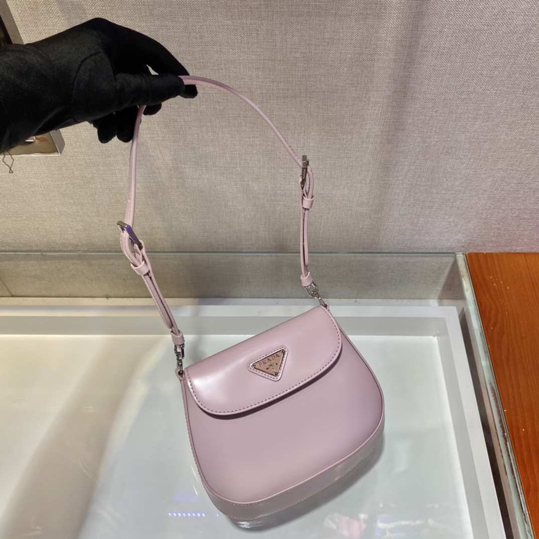 Pra*a cleo brushed leather mini bag