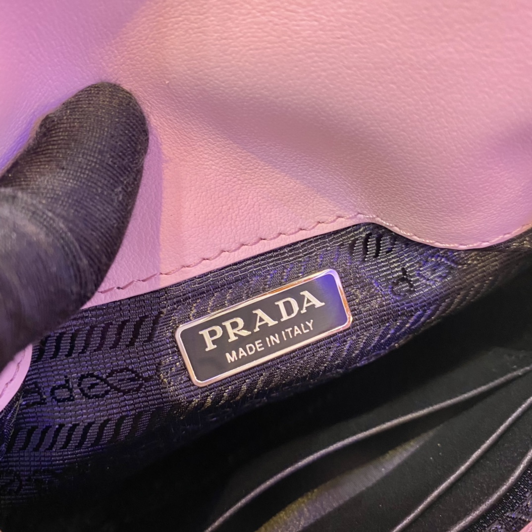 Pra*a cleo brushed leather mini bag
