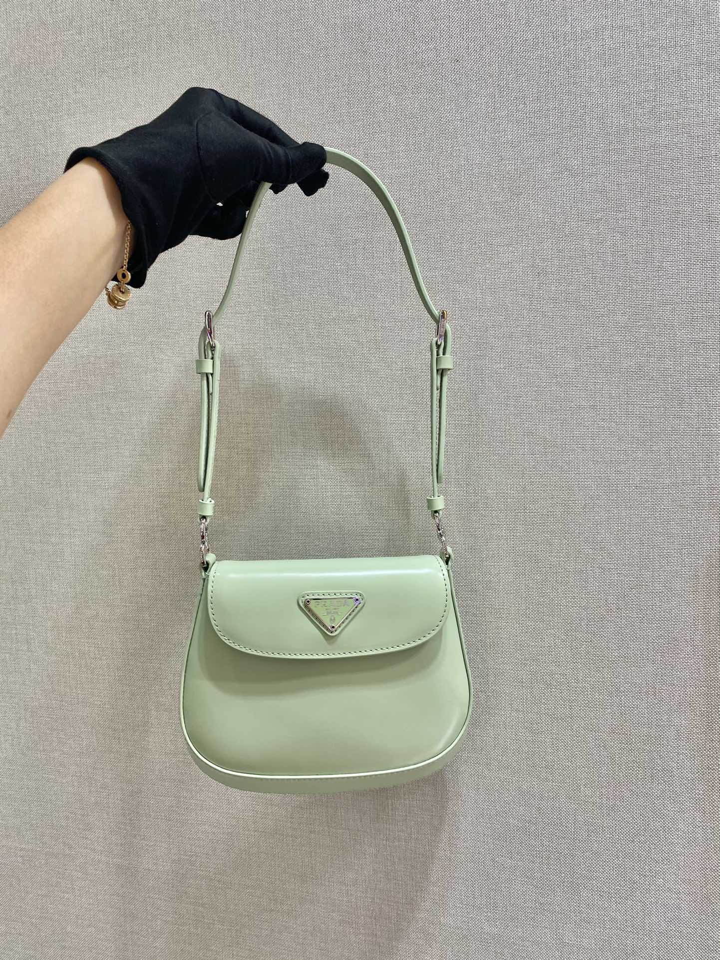 Pra*a cleo brushed leather mini bag
