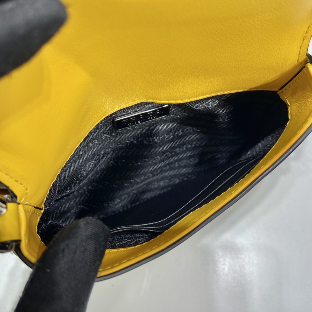Pra*a cleo brushed leather mini bag