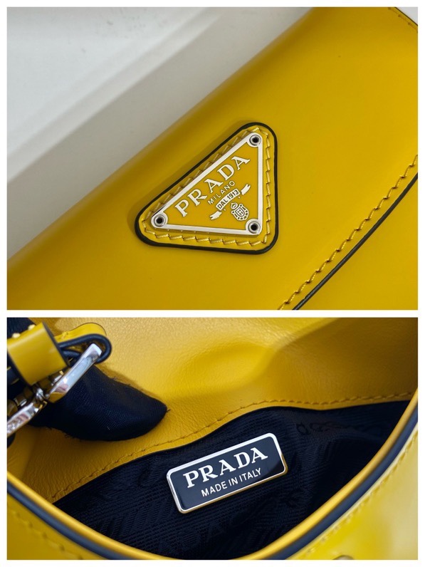 Pra*a cleo brushed leather mini bag