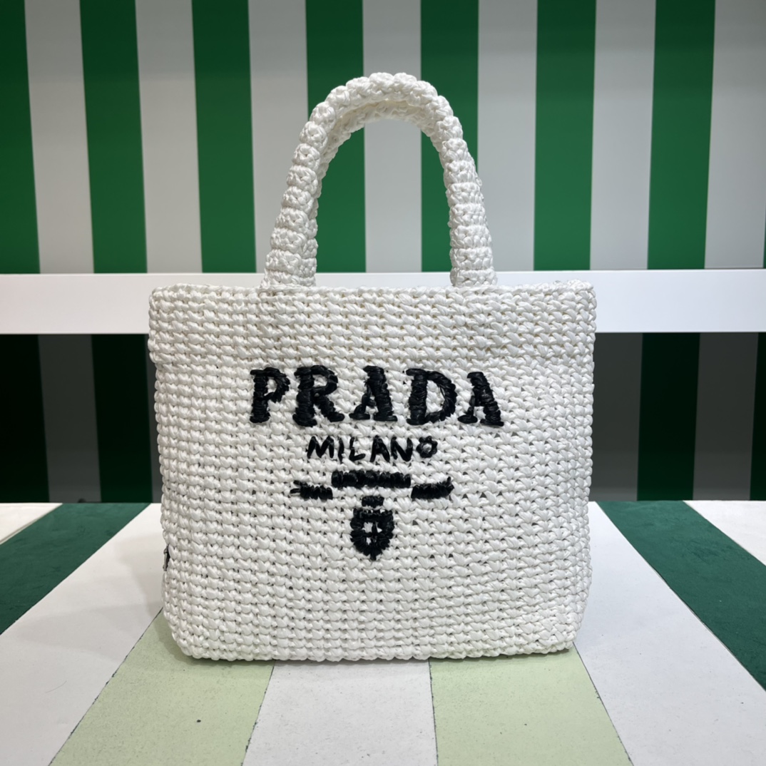 Pra*a small crochet tote bag