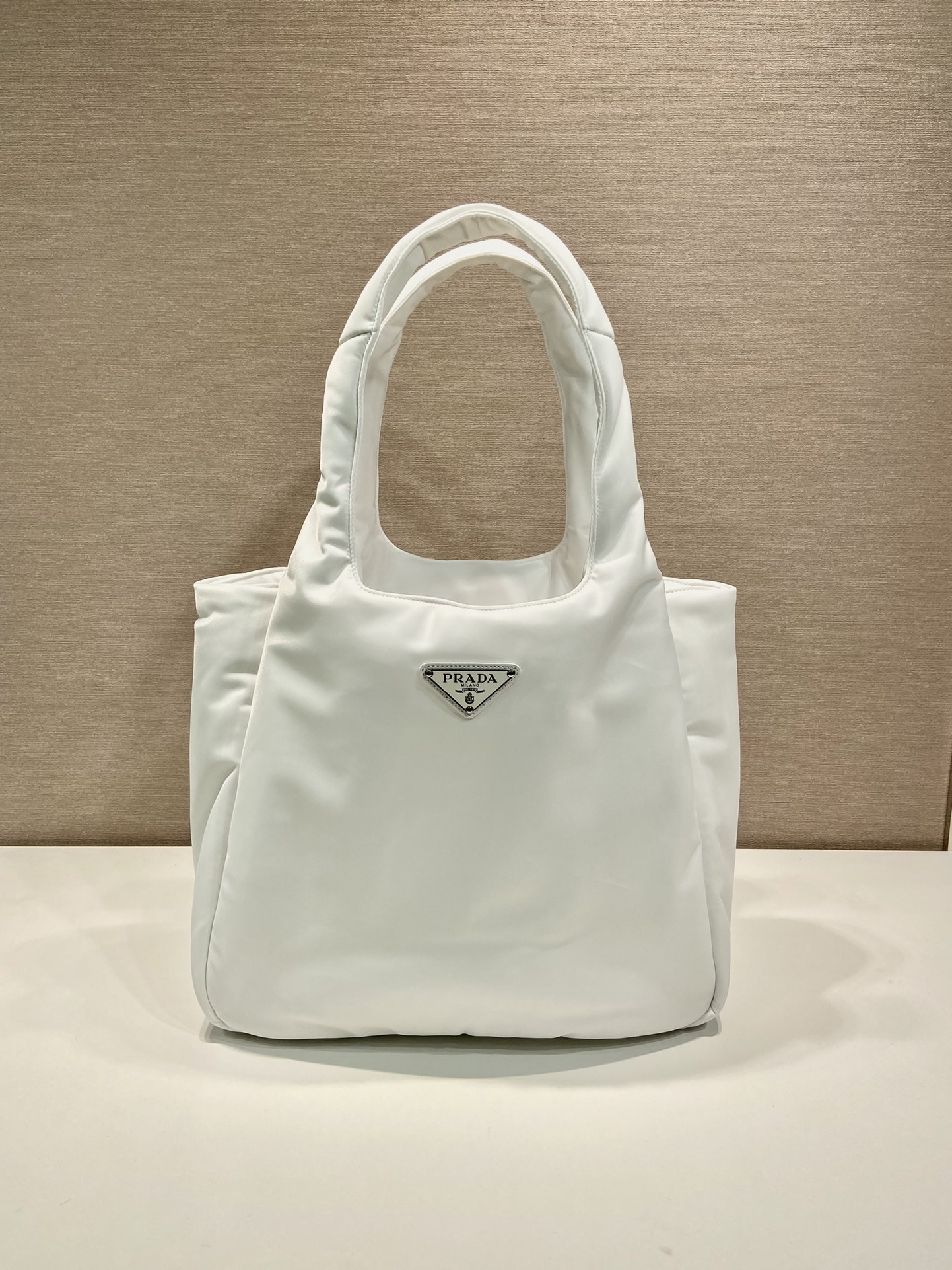 Pra*a large padded re-nylon tote bag
