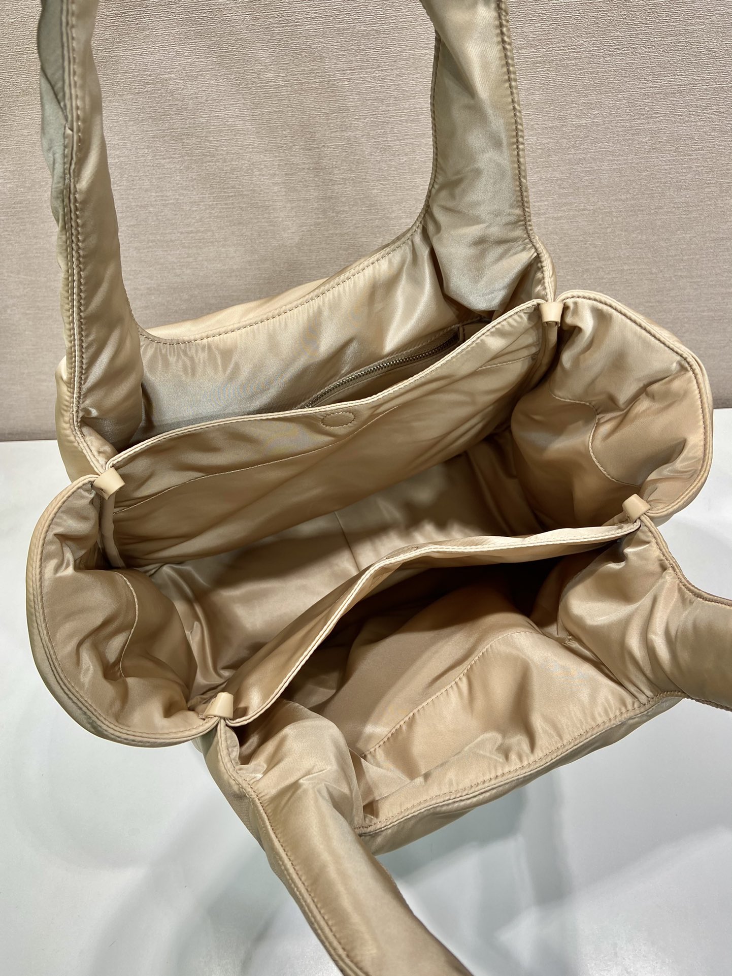 Pra*a large padded re-nylon tote bag