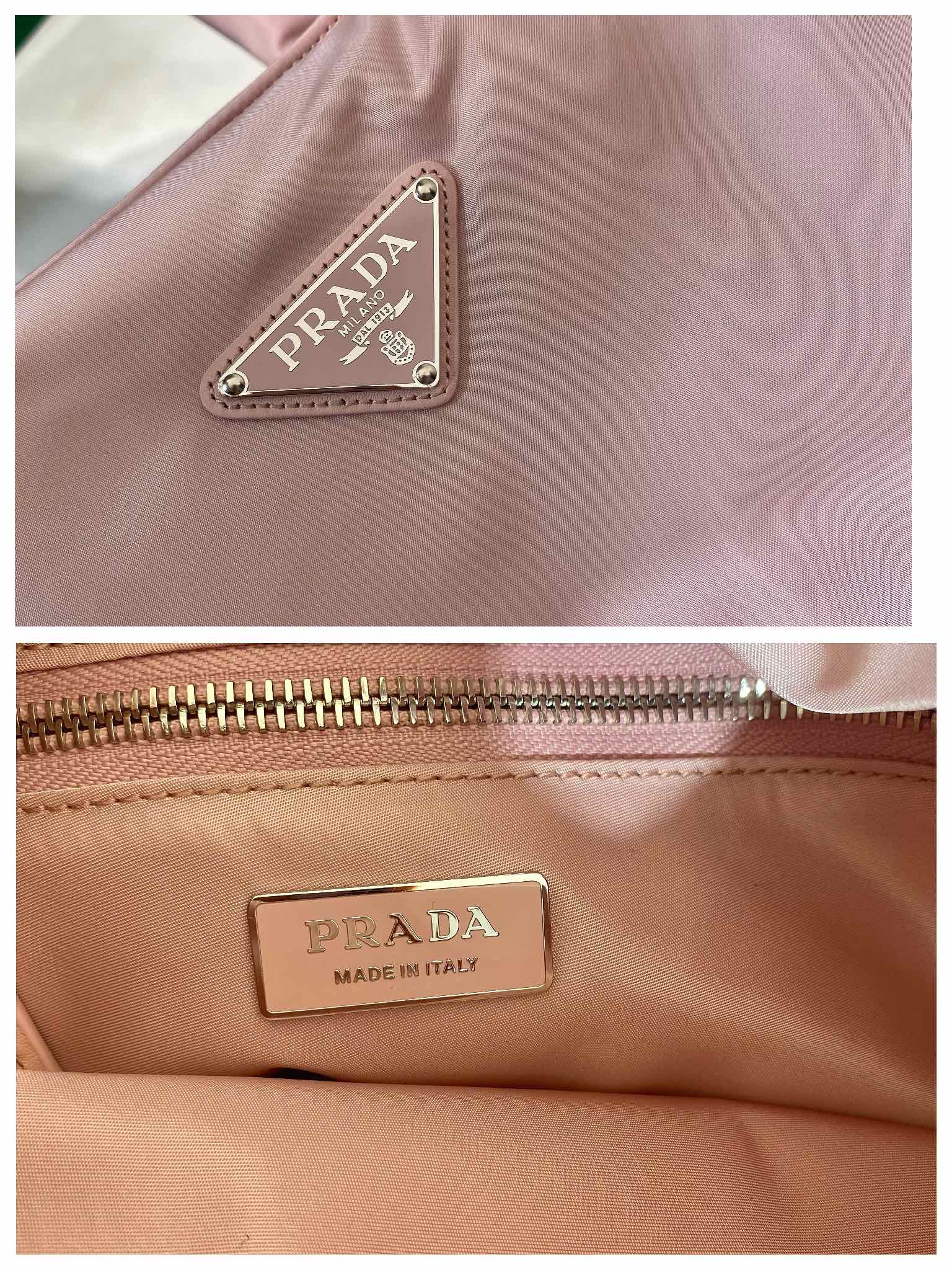 Pra*a large padded re-nylon tote bag