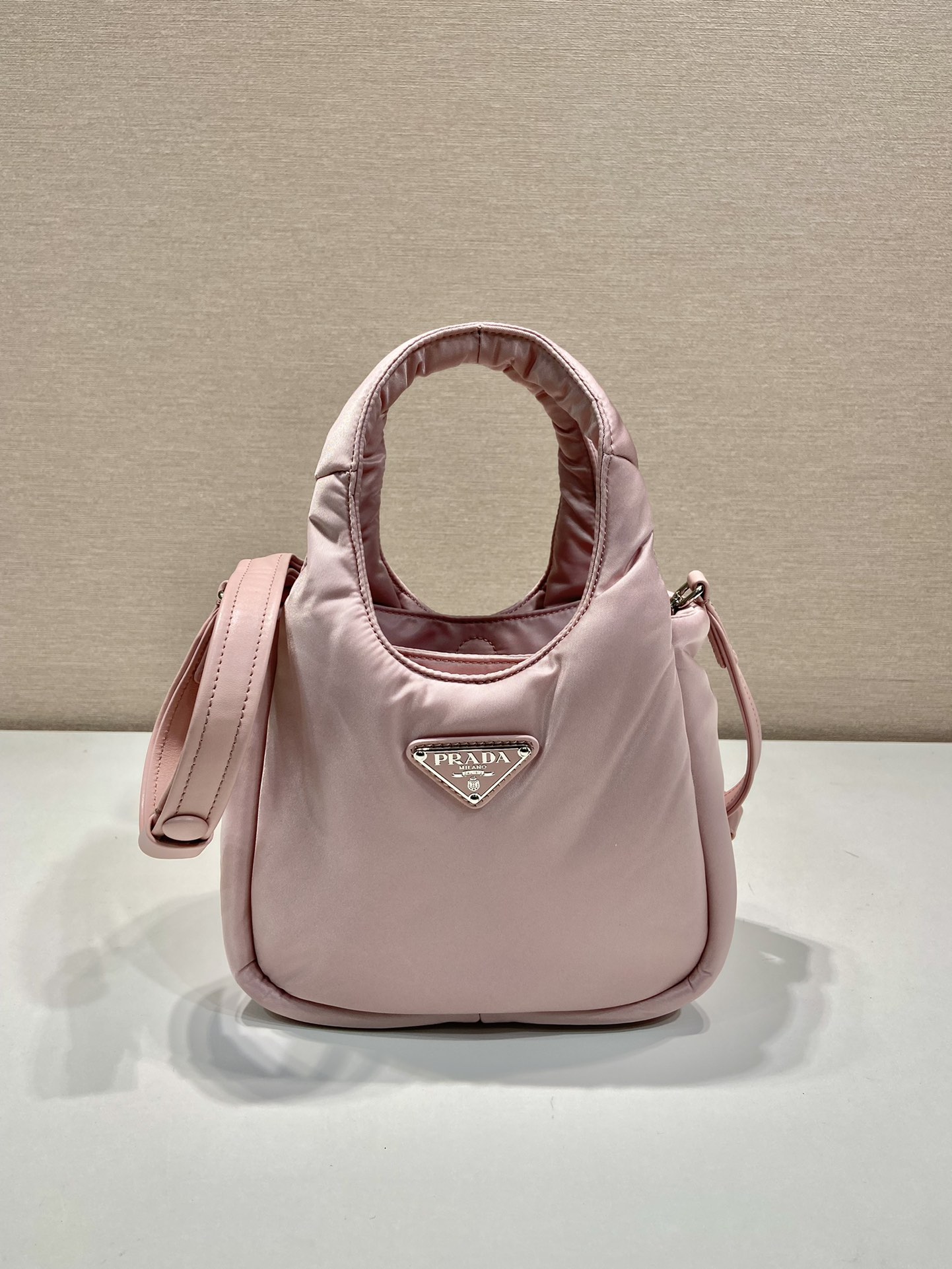 Pra*a soft padded re-nylon mini-bag