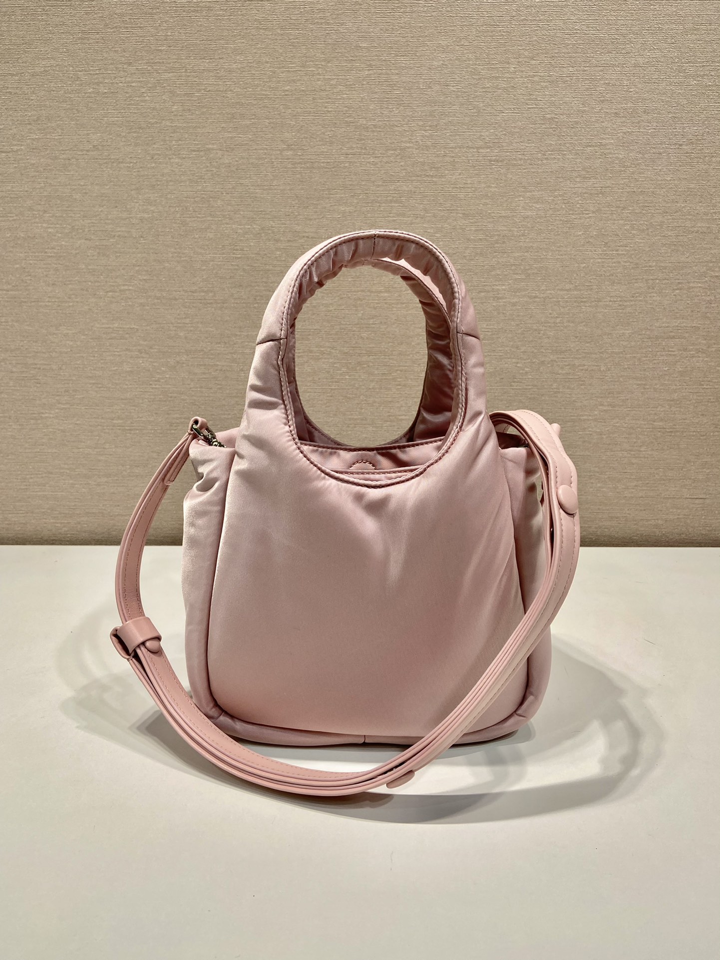 Pra*a soft padded re-nylon mini-bag