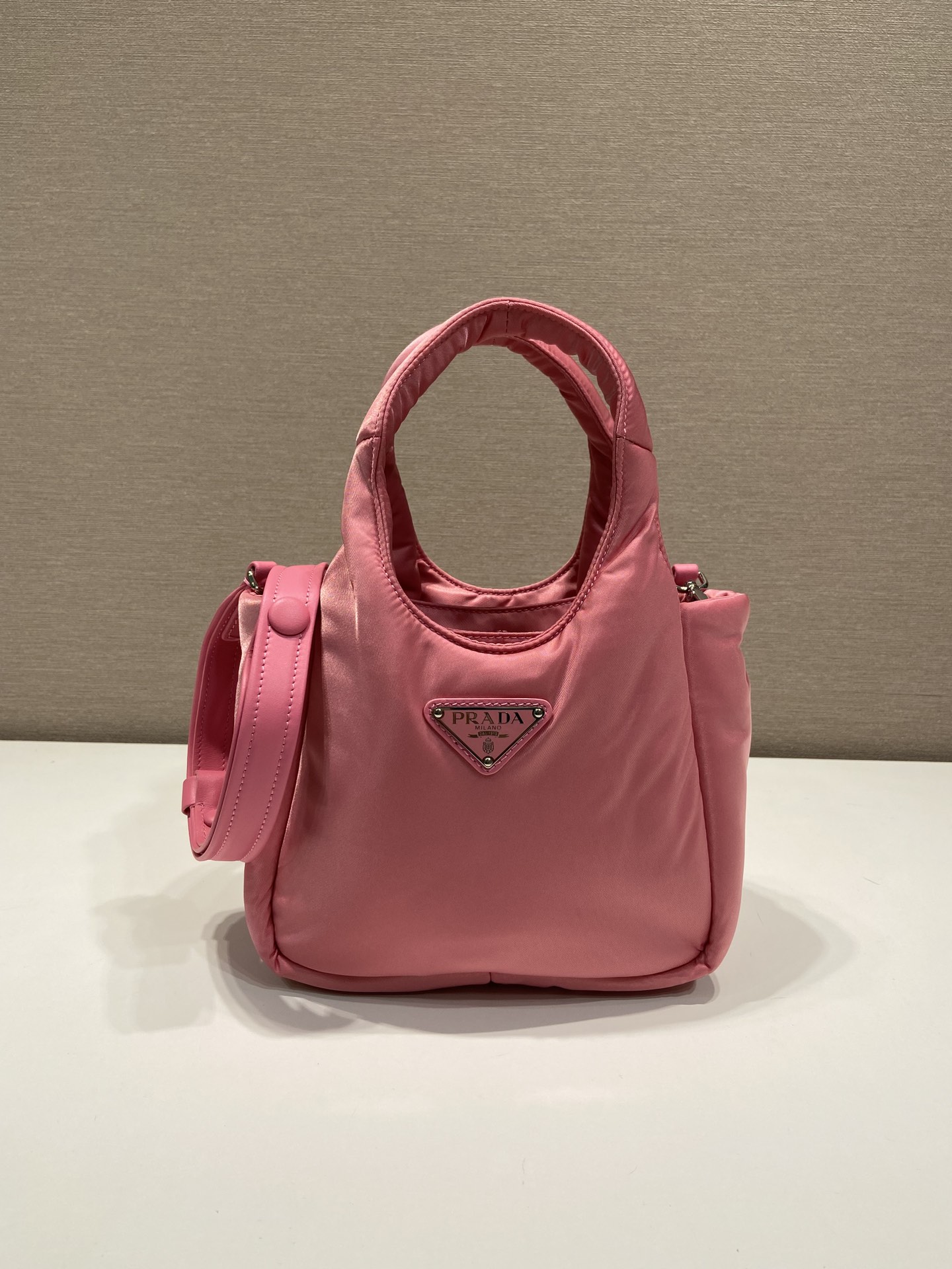 Pra*a soft padded re-nylon mini-bag