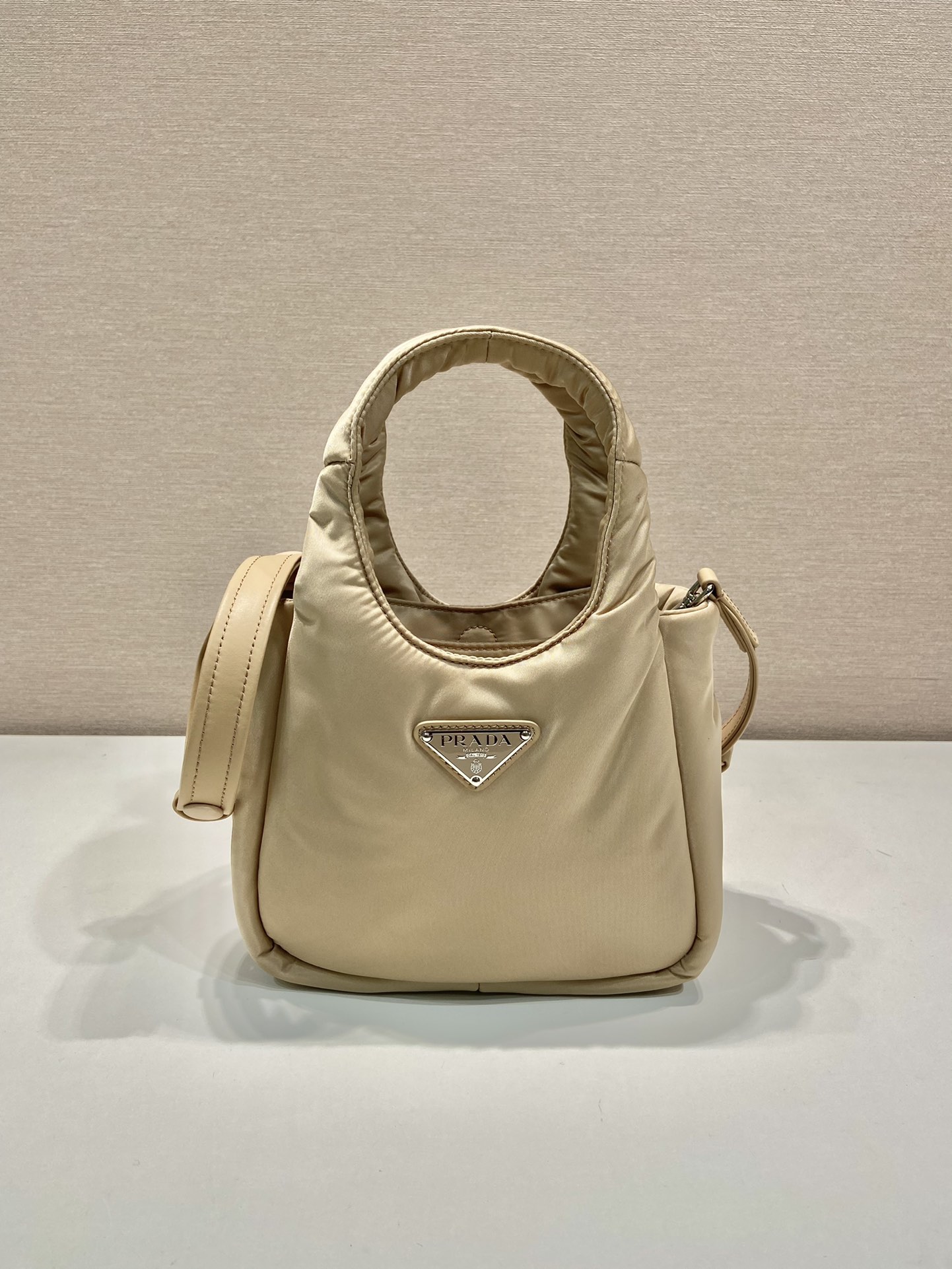 Pra*a soft padded re-nylon mini-bag