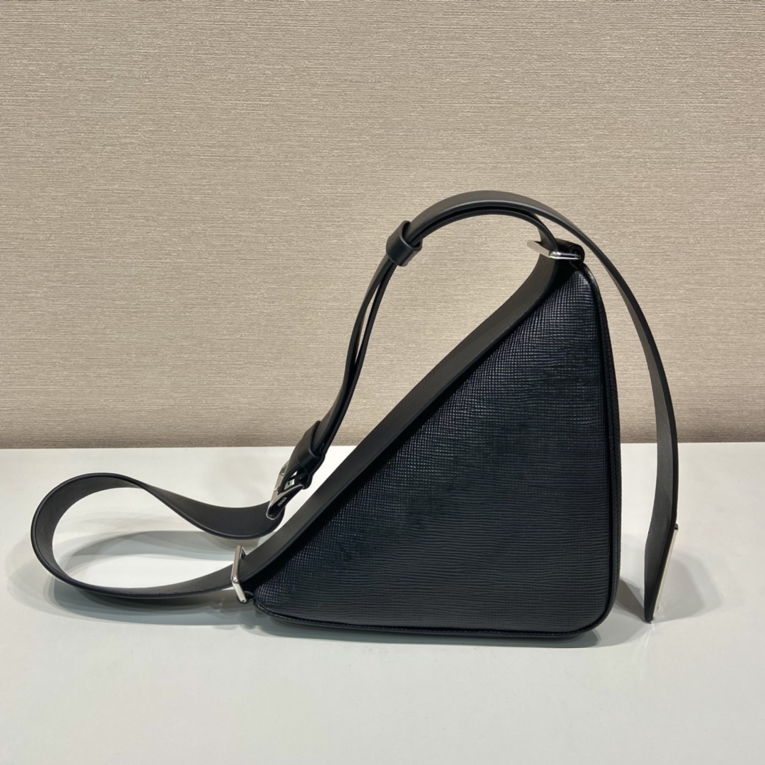 Pra*a saffiano leather belt bag