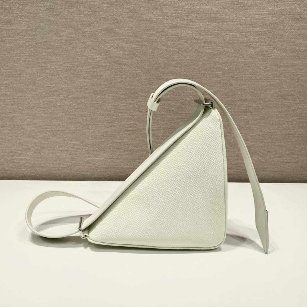 Pra*a saffiano leather belt bag