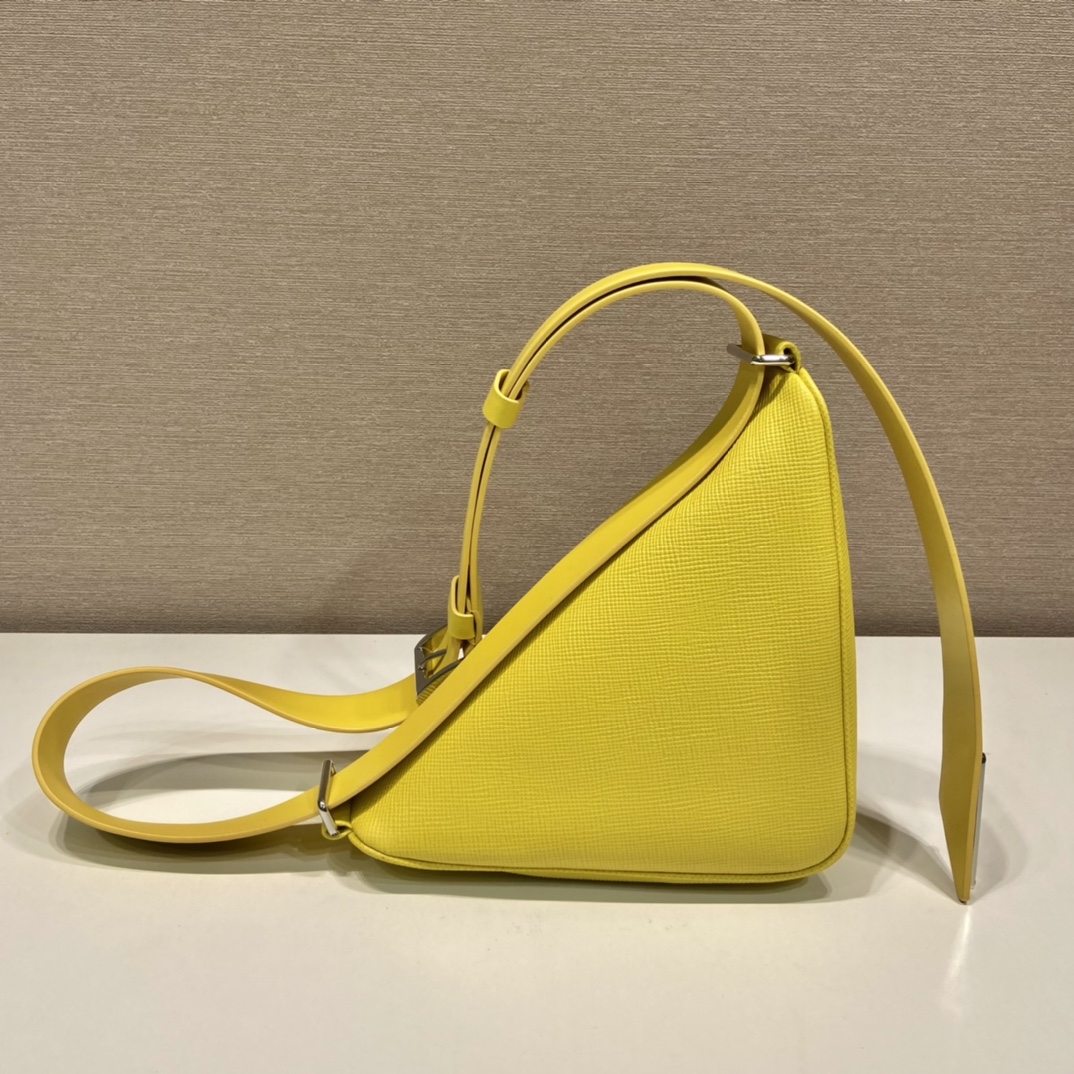 Pra*a saffiano leather belt bag
