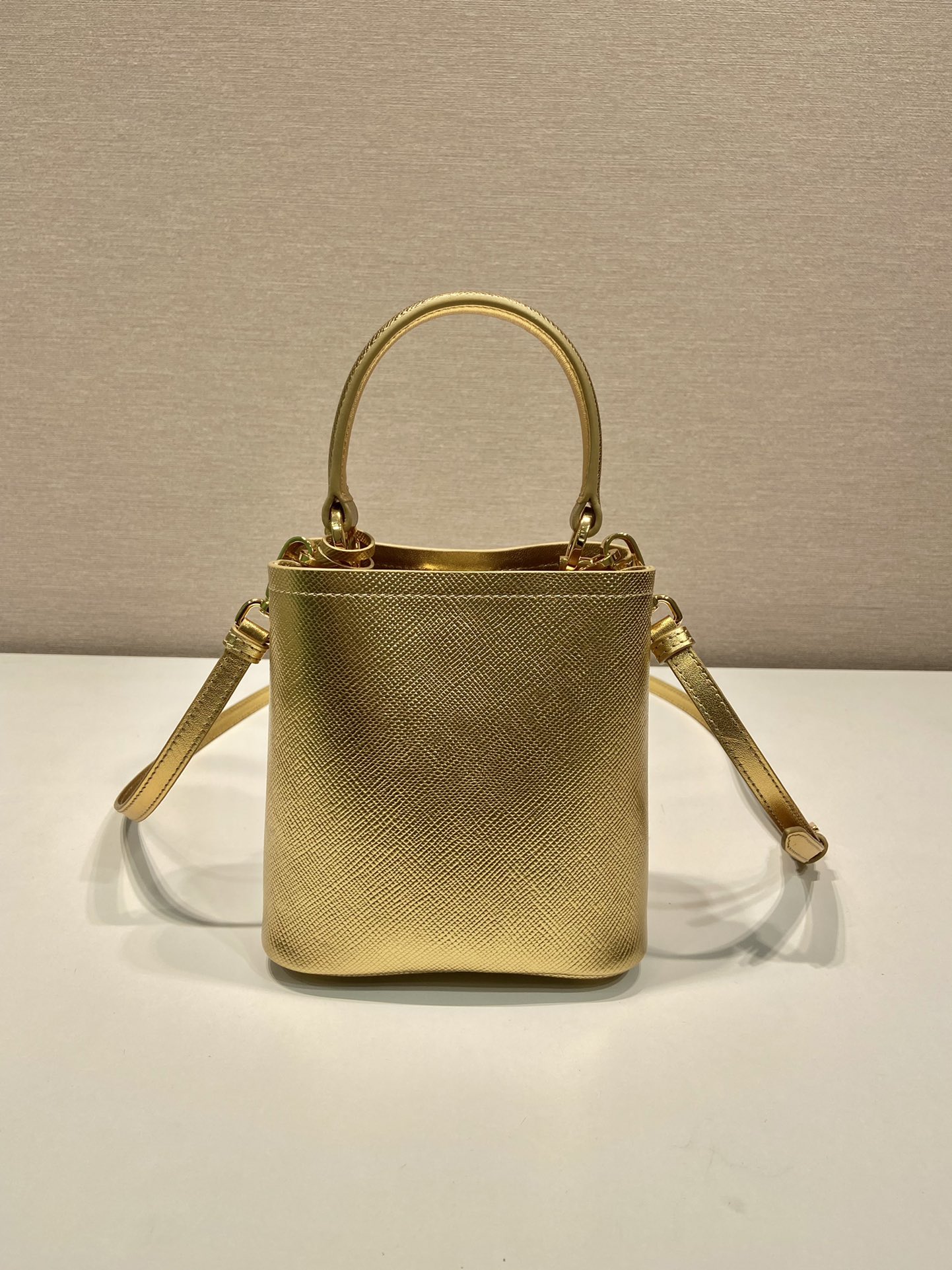 Pra*a panier satin bag with crystals