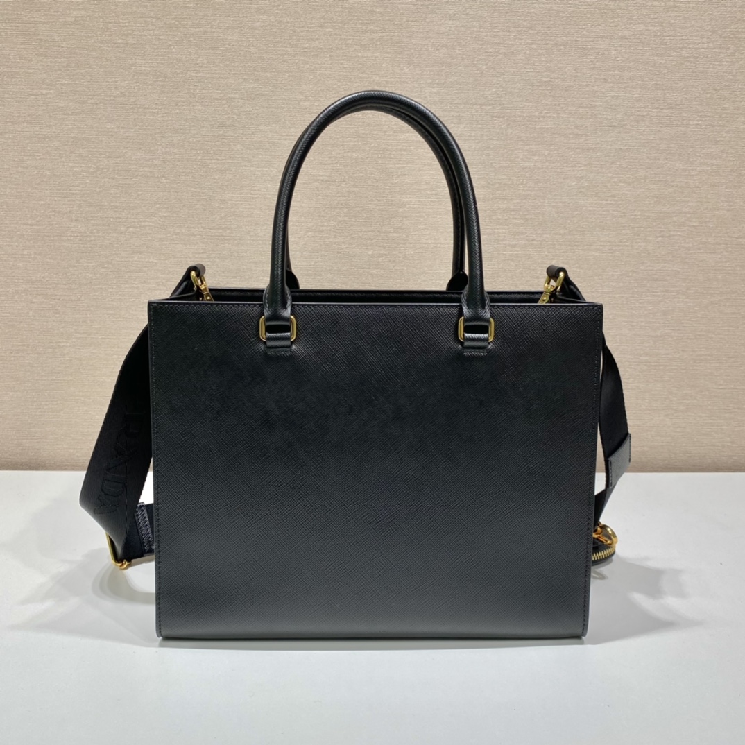 Pra*a medium saffiano leather handbag