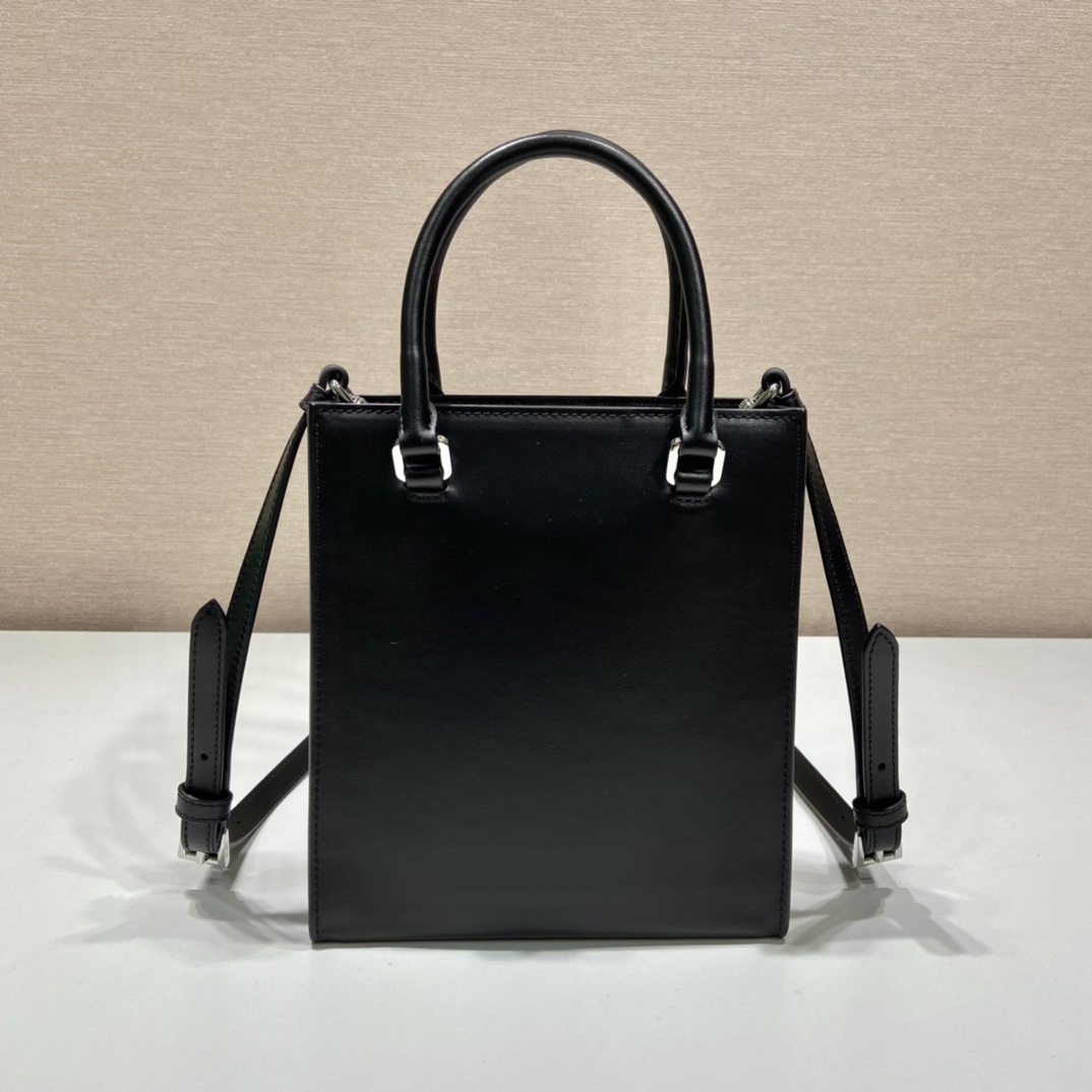 Pra*a small saffiano leather handbag