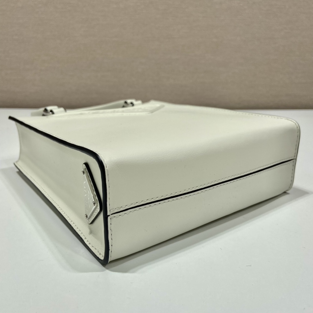 Pra*a small saffiano leather handbag