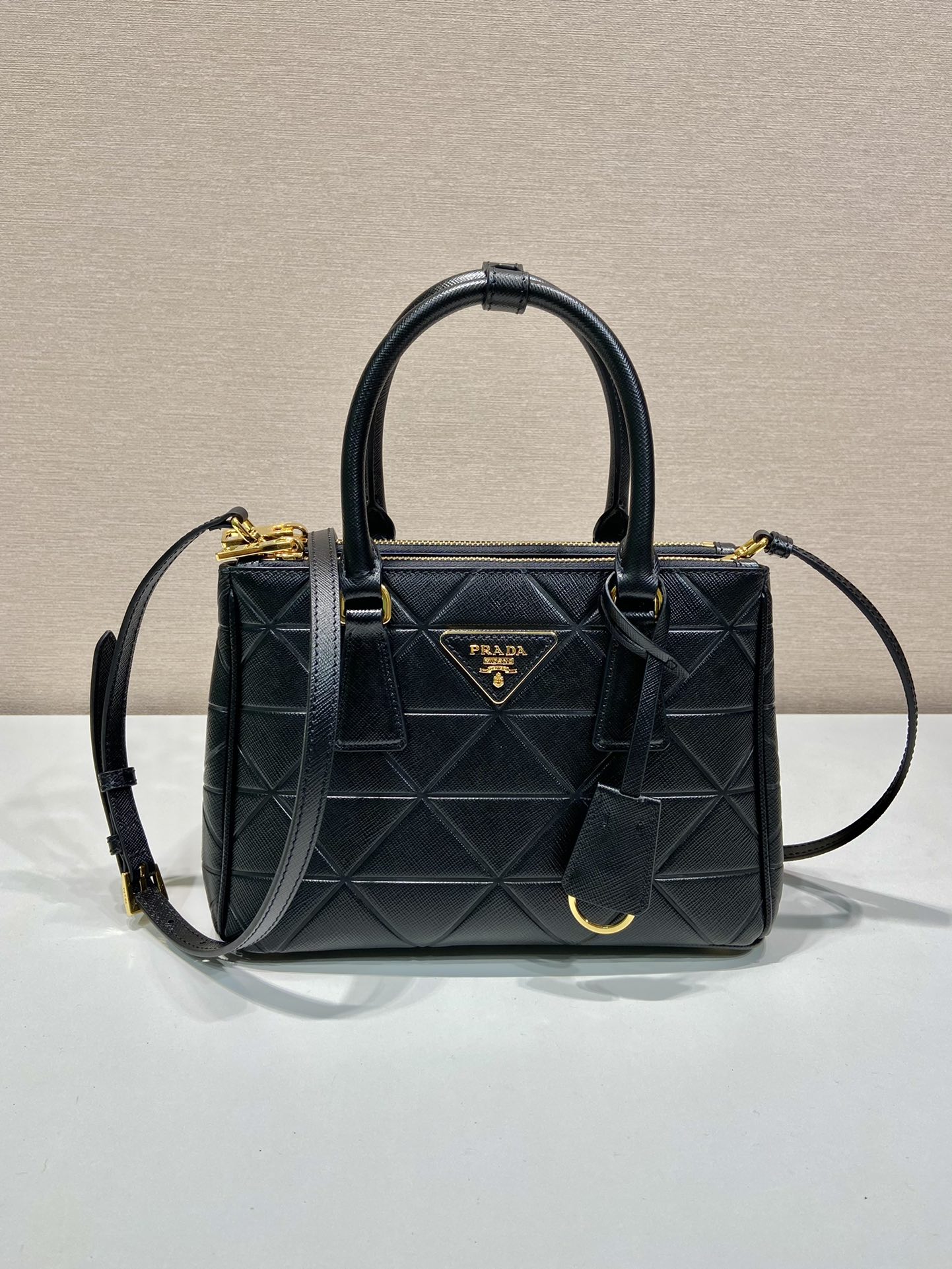 small Pra*a galleria saffiano leather bag