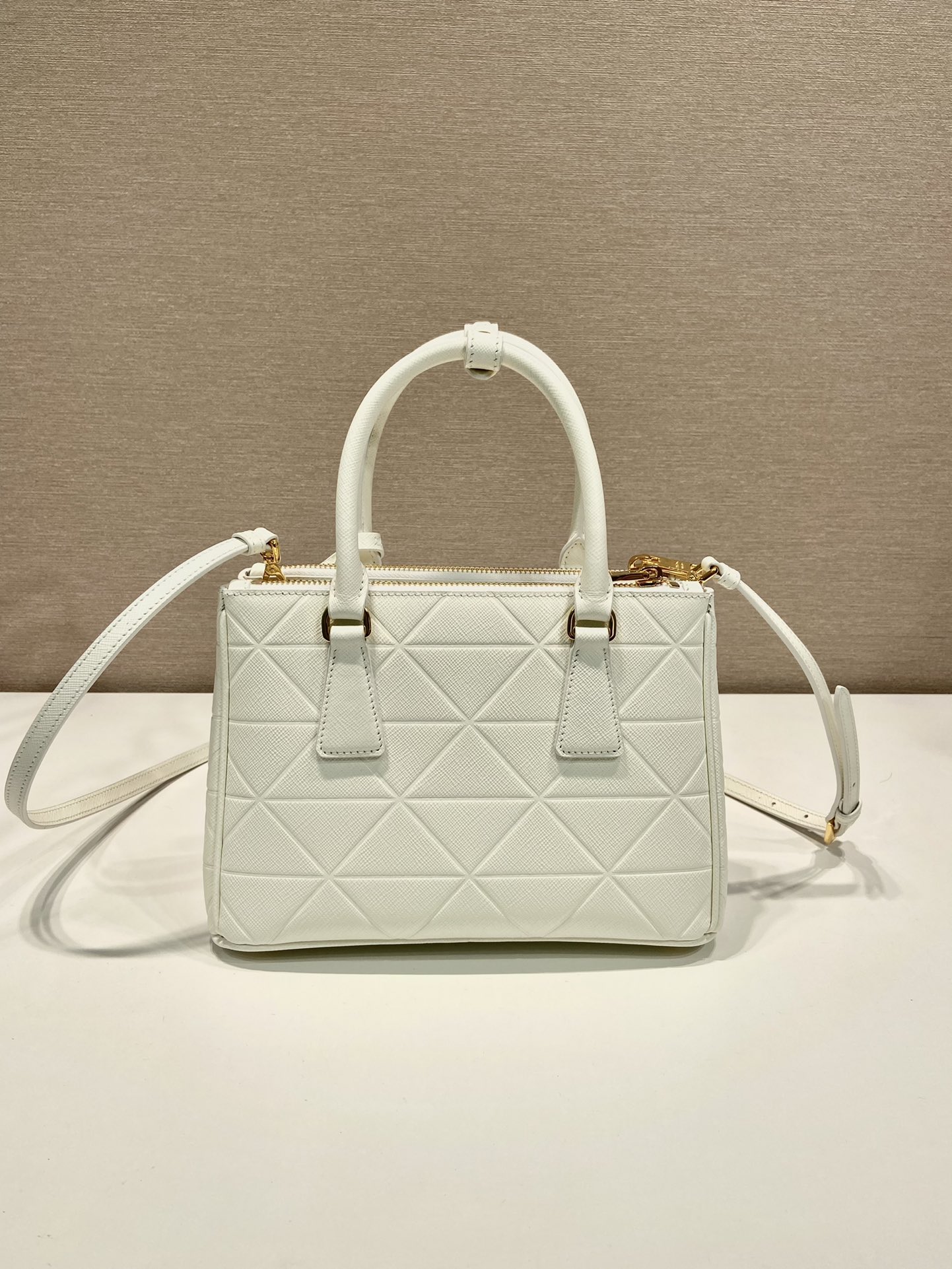 small Pra*a galleria saffiano leather bag