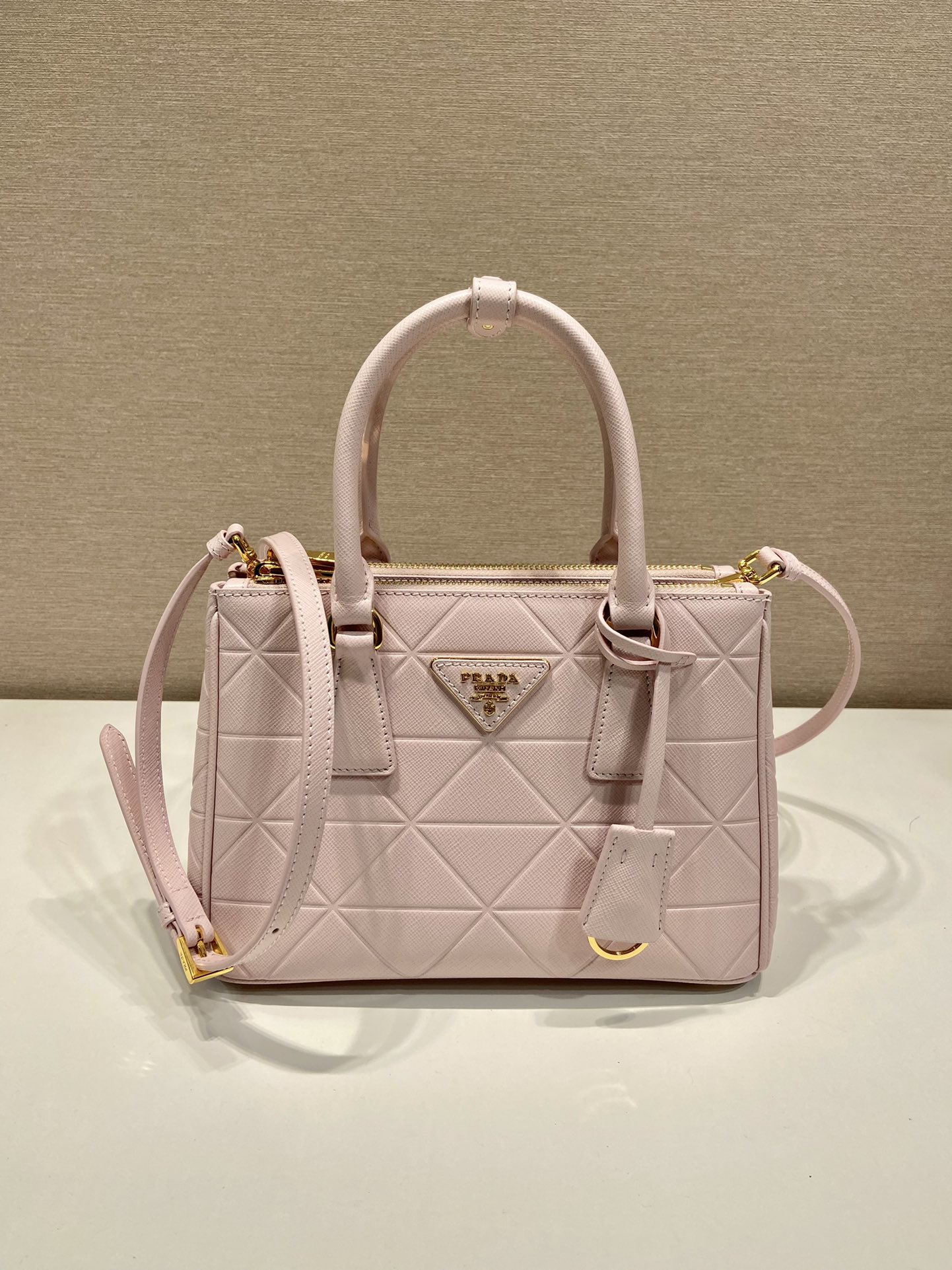 small Pra*a galleria saffiano leather bag