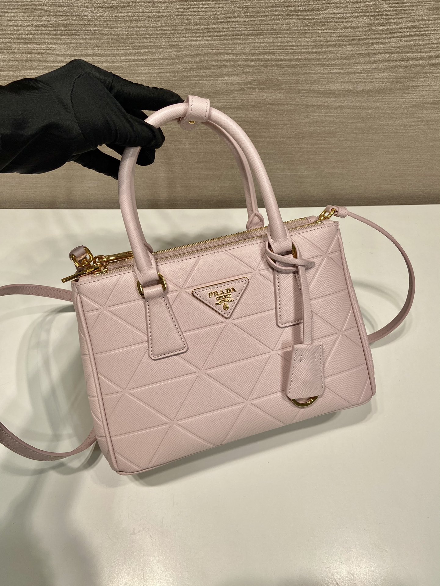 small Pra*a galleria saffiano leather bag