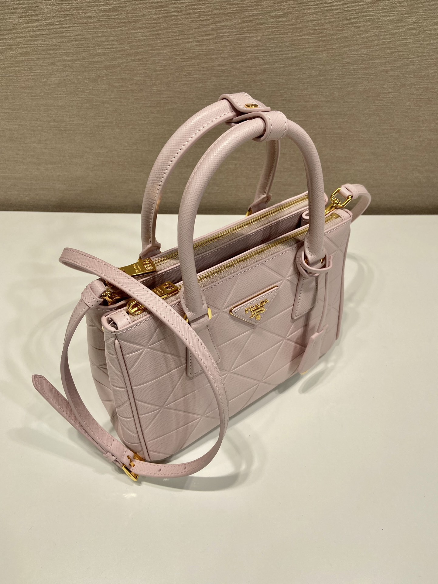 small Pra*a galleria saffiano leather bag