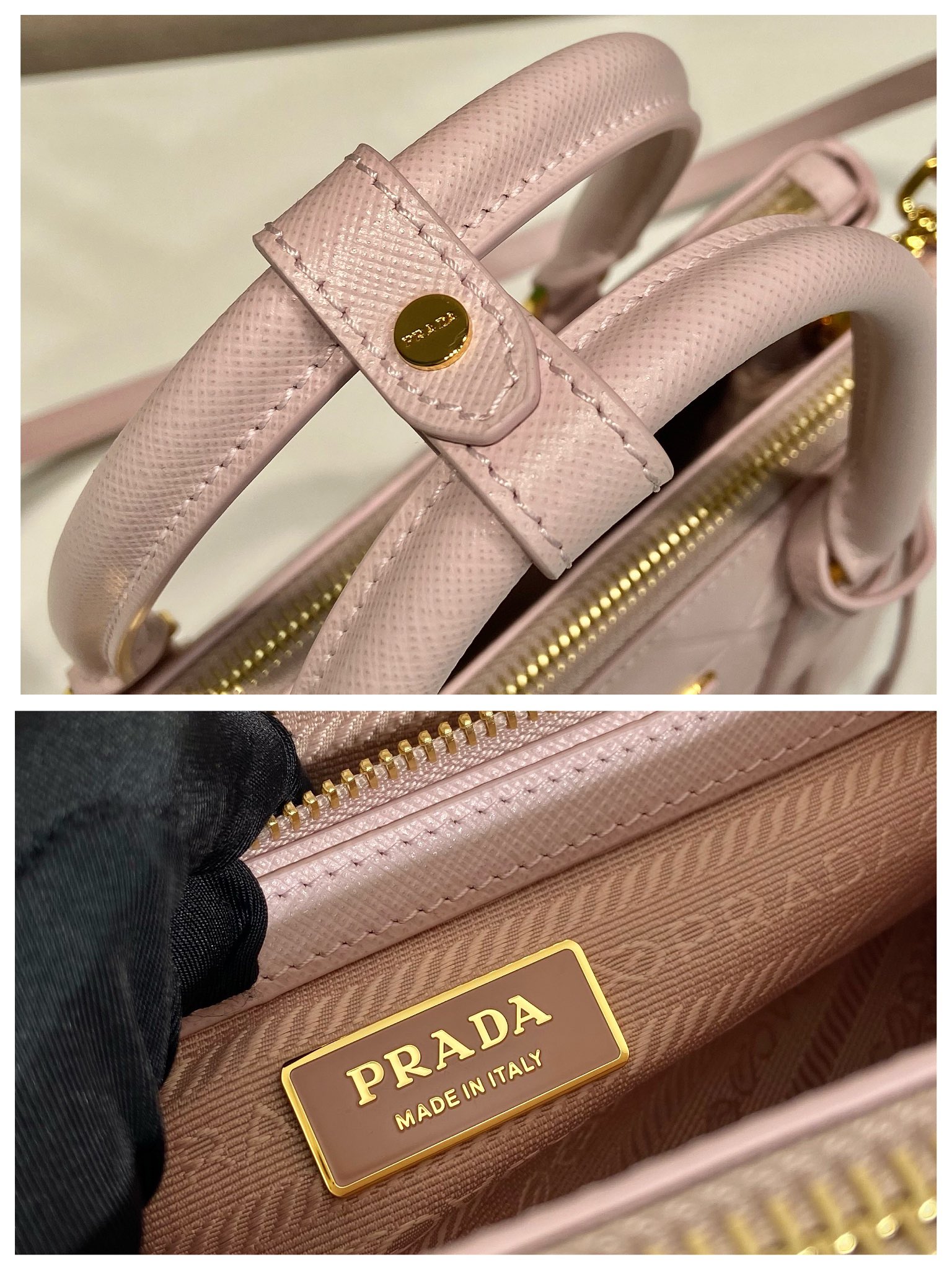 small Pra*a galleria saffiano leather bag
