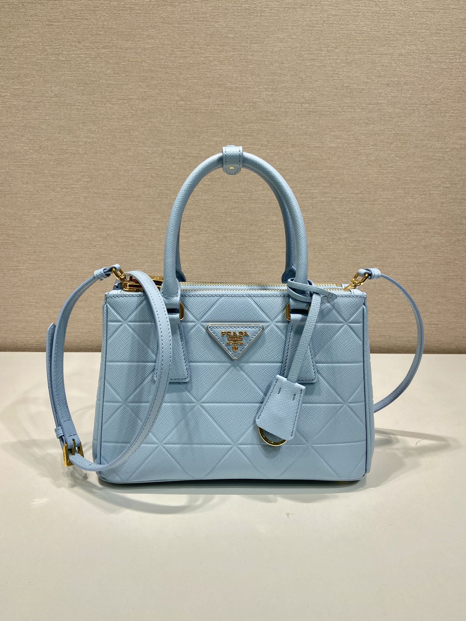 small Pra*a galleria saffiano leather bag