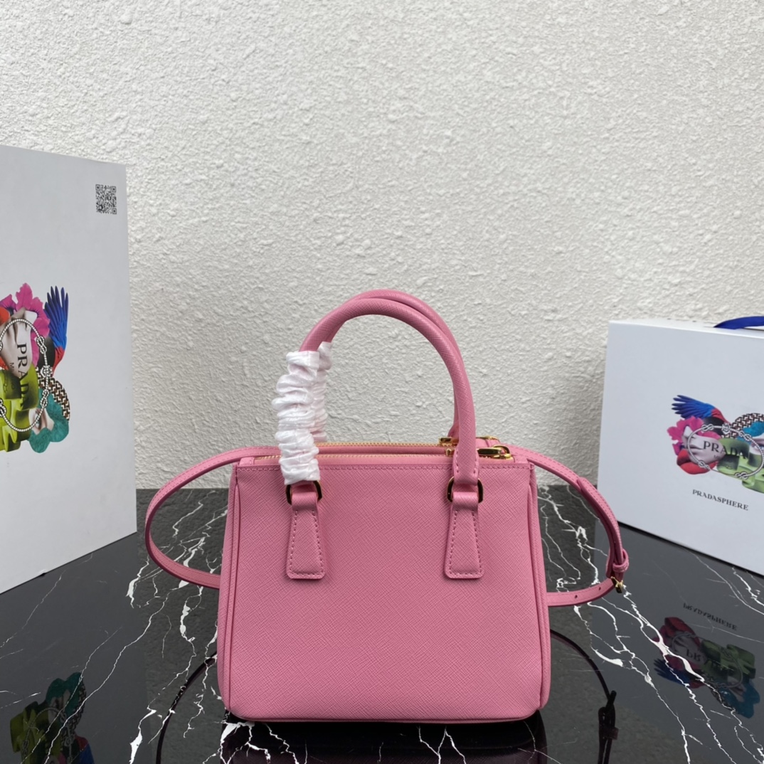Pra*a galleria saffiano leather mini-bag
