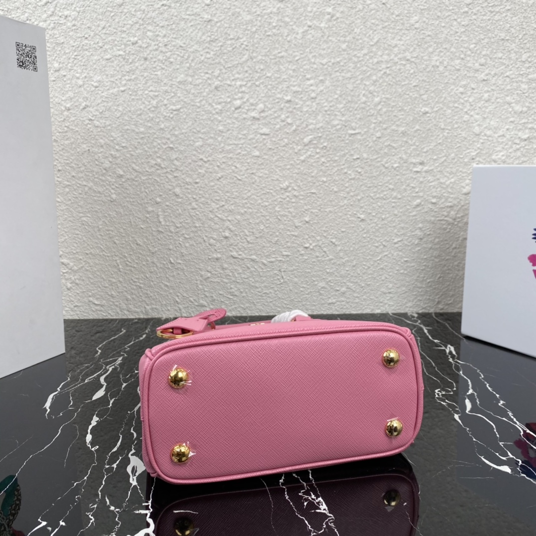 Pra*a galleria saffiano leather mini-bag