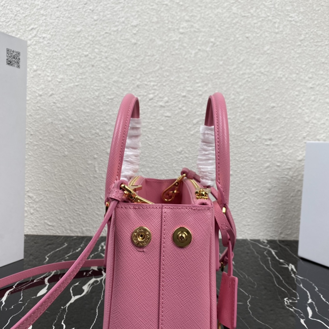 Pra*a galleria saffiano leather mini-bag