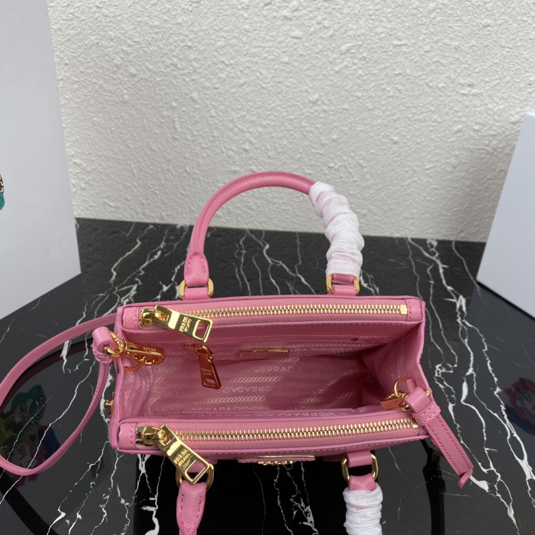 Pra*a galleria saffiano leather mini-bag