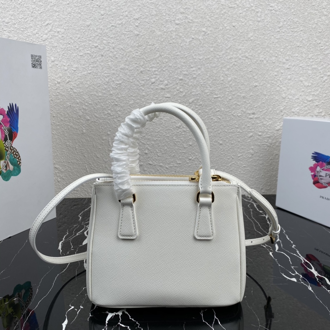 Pra*a galleria saffiano leather mini-bag