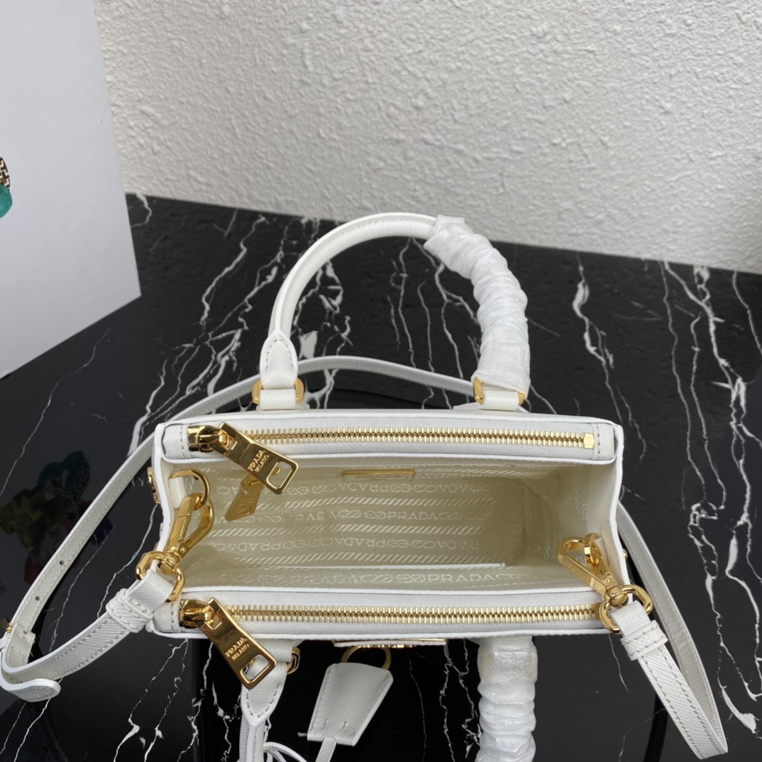 Pra*a galleria saffiano leather mini-bag