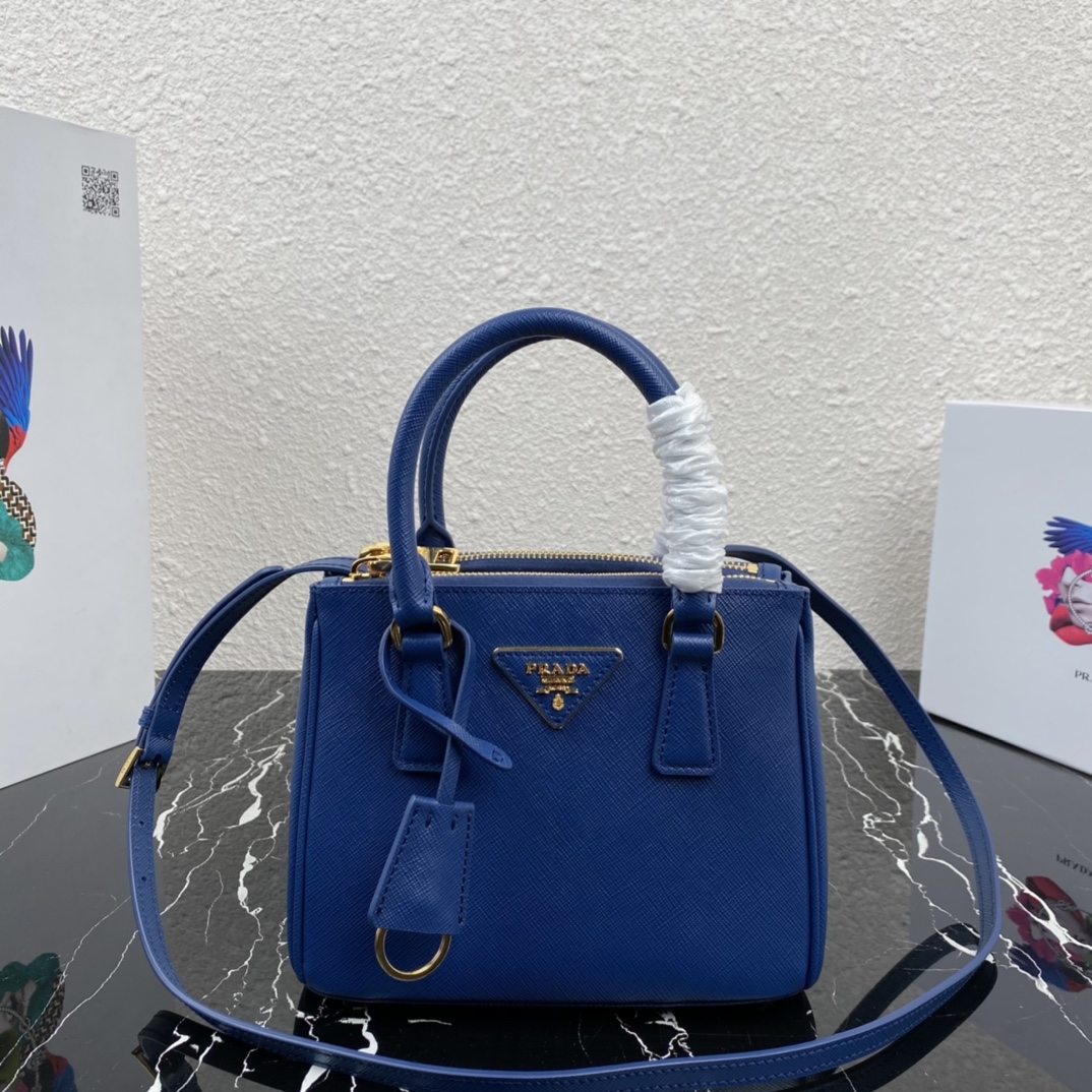 Pra*a galleria saffiano leather mini-bag