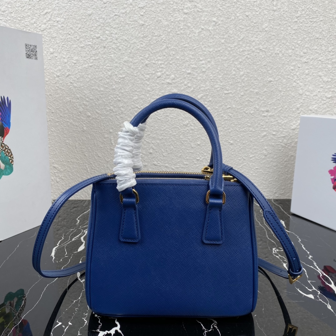 Pra*a galleria saffiano leather mini-bag