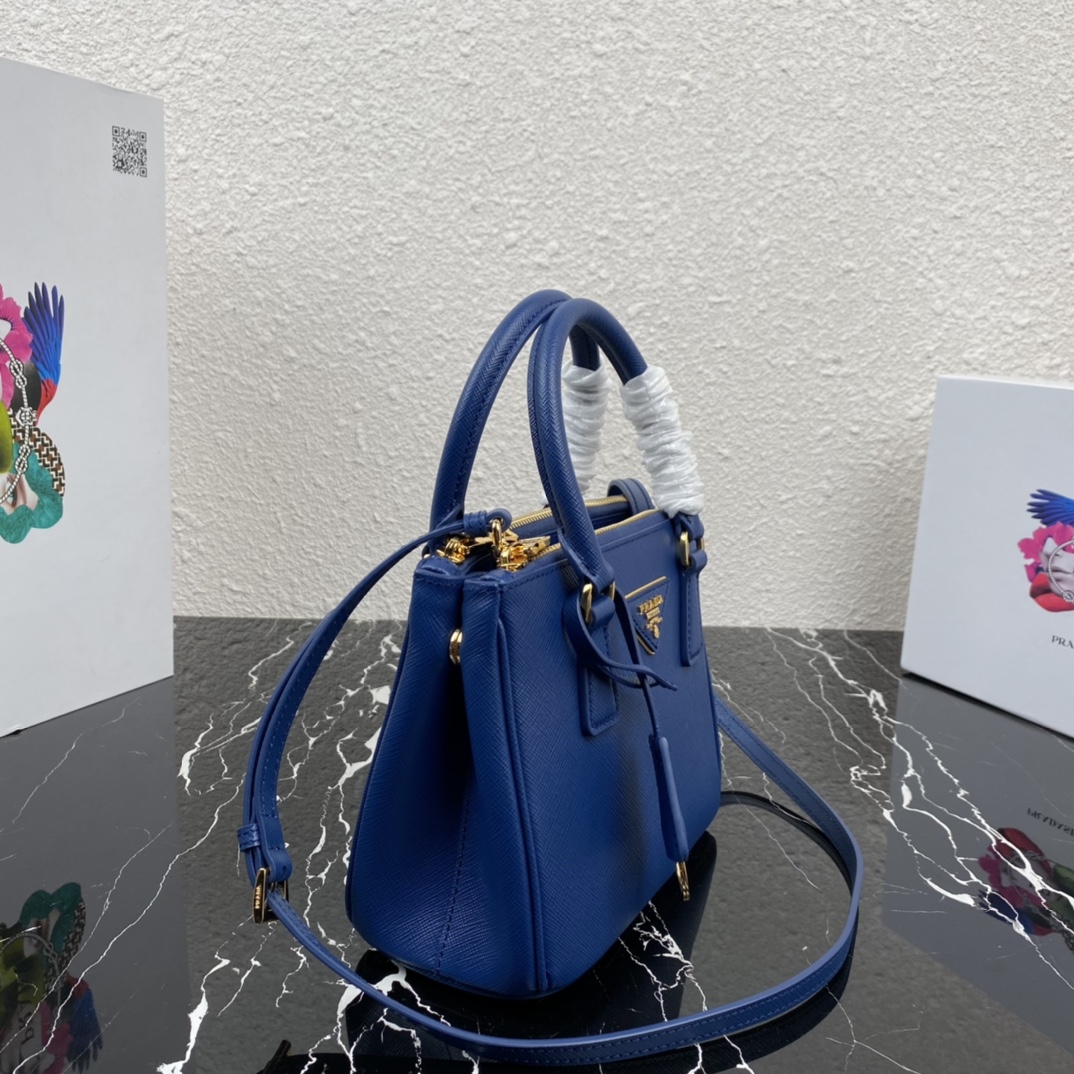 Pra*a galleria saffiano leather mini-bag