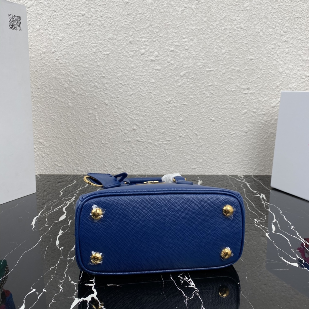Pra*a galleria saffiano leather mini-bag