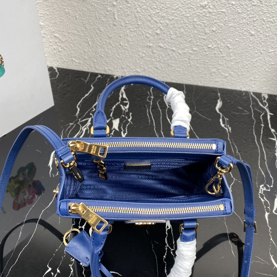 Pra*a galleria saffiano leather mini-bag