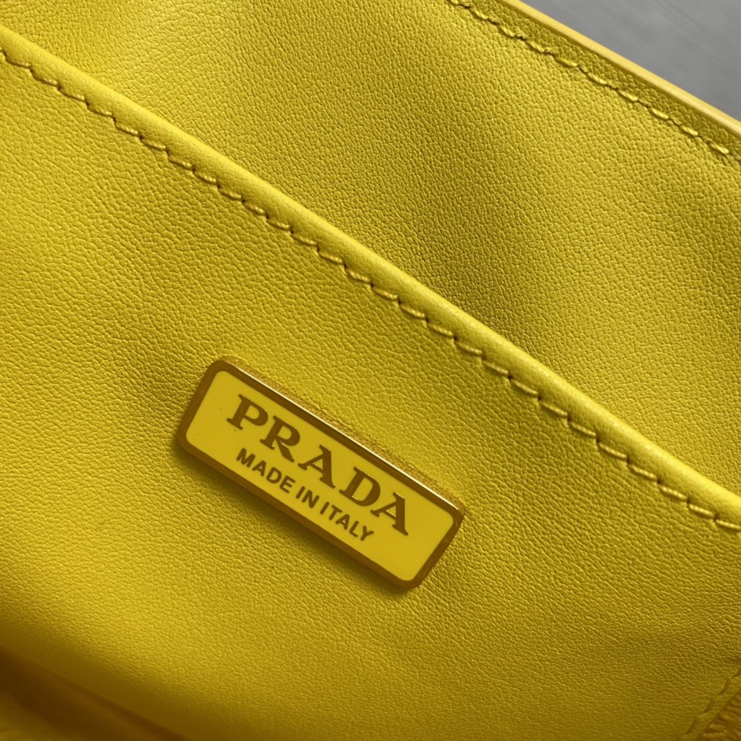 Pra*a saffiano leather handbag