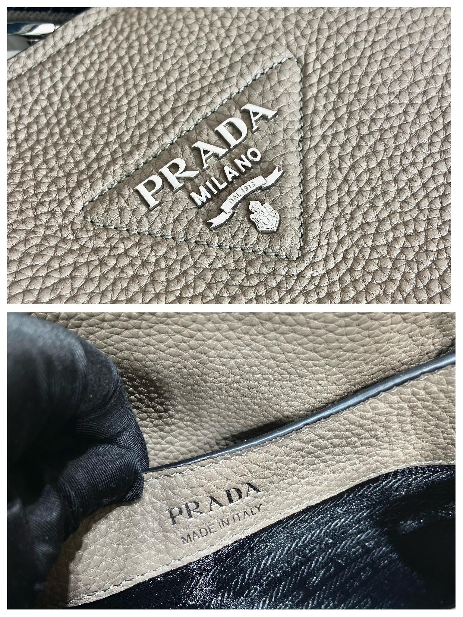 Pra*a small leather handbag
