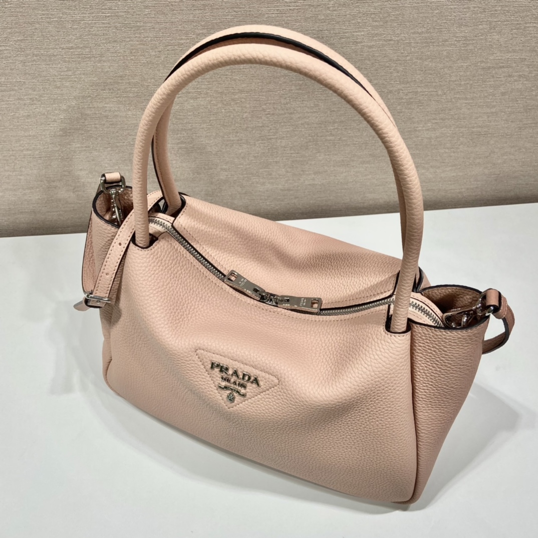 Pra*a large leather handbag
