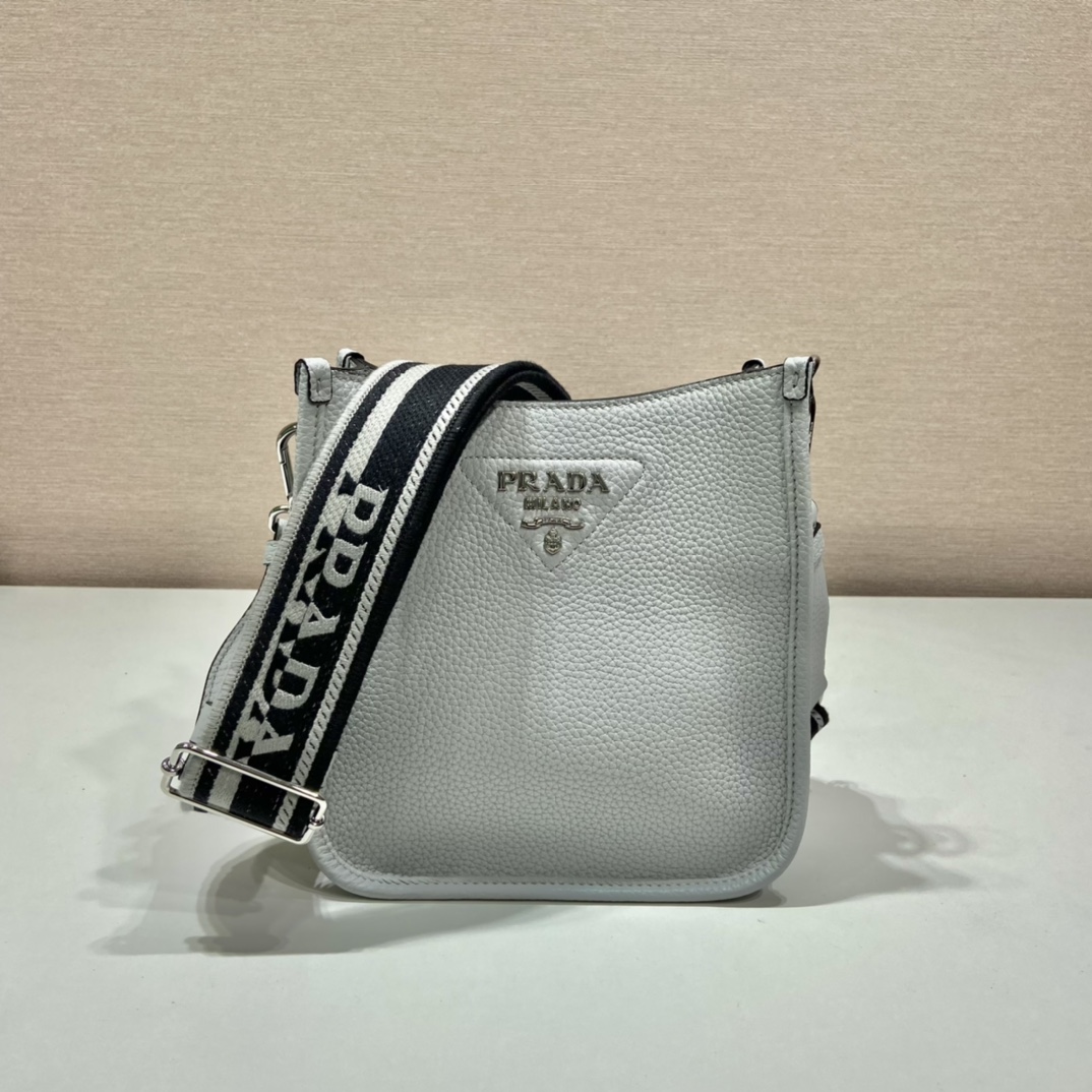 Pra*a leather mini shoulder bag