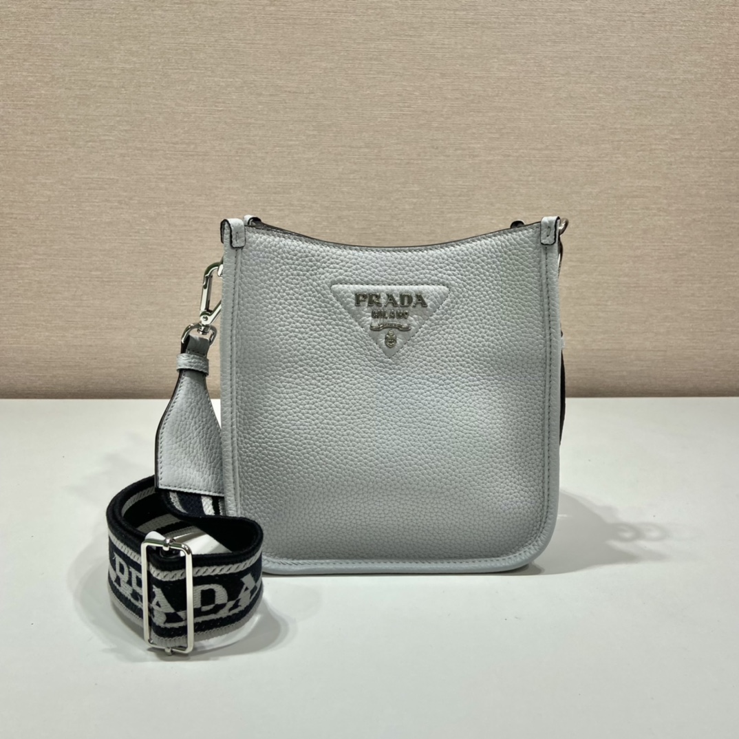Pra*a leather mini shoulder bag