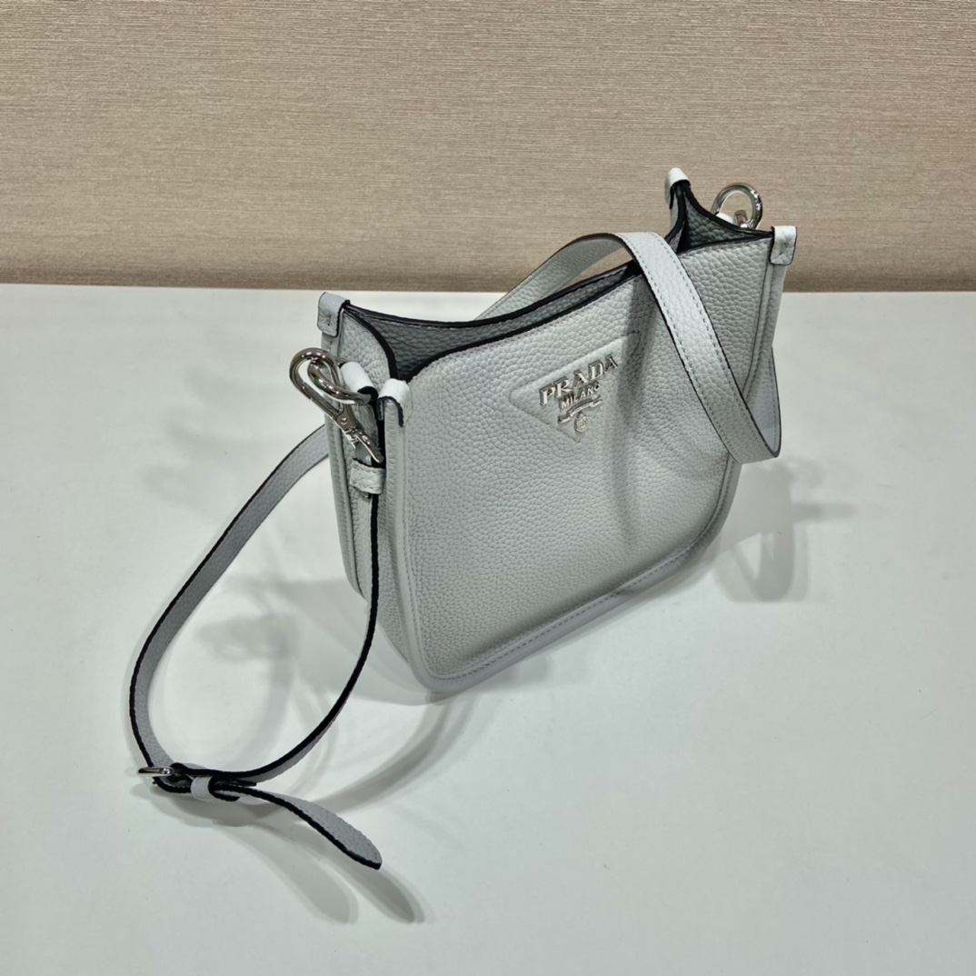 Pra*a leather mini shoulder bag