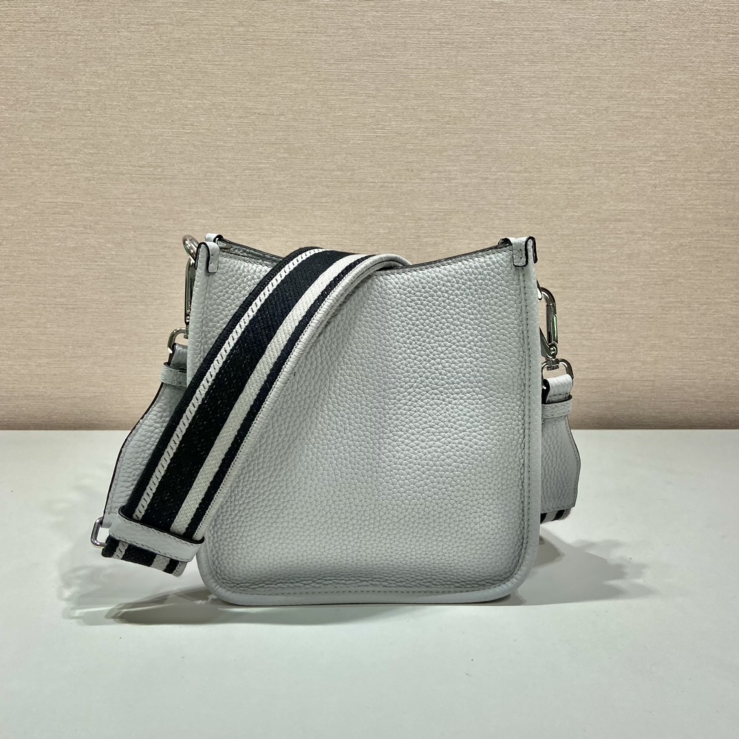 Pra*a leather mini shoulder bag