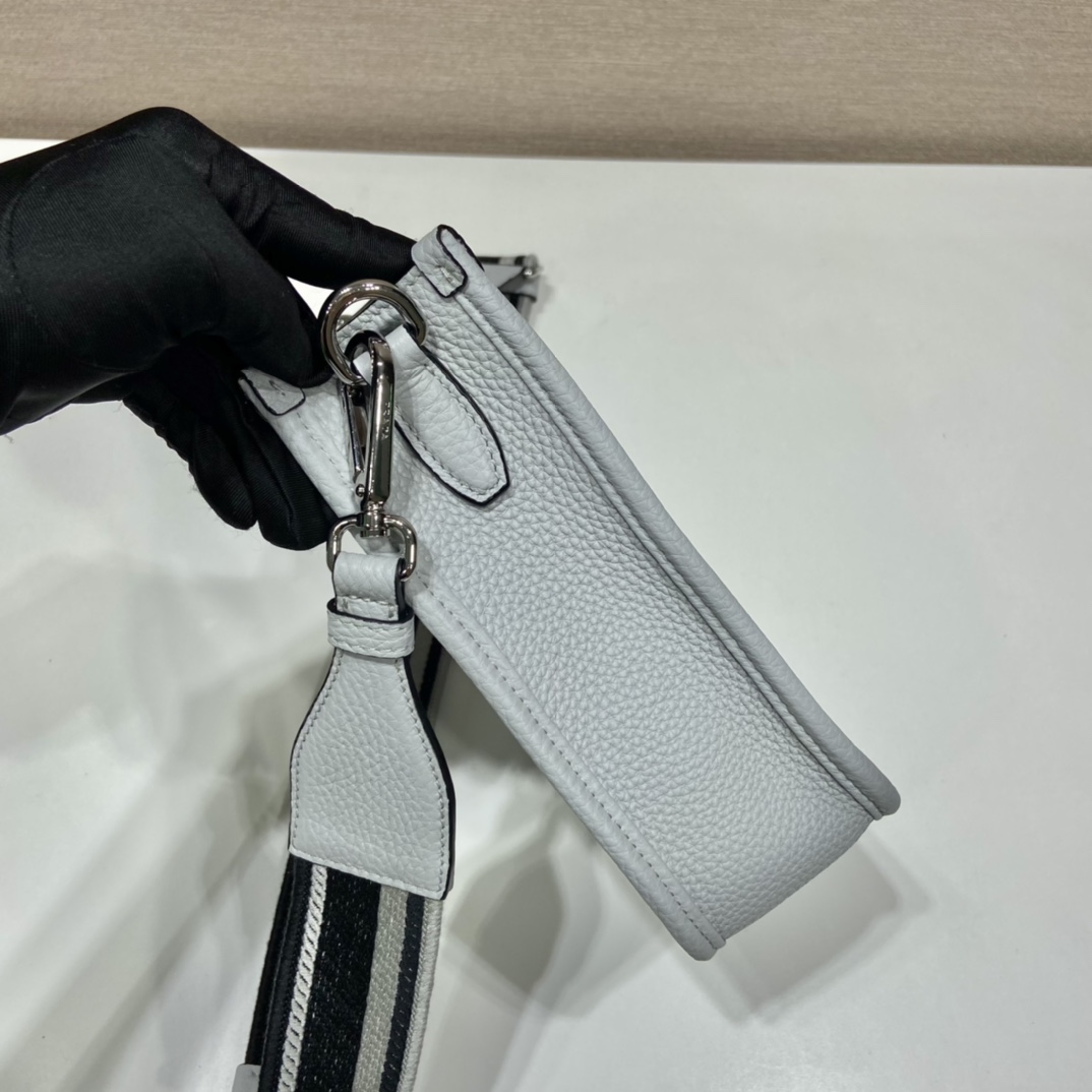 Pra*a leather mini shoulder bag